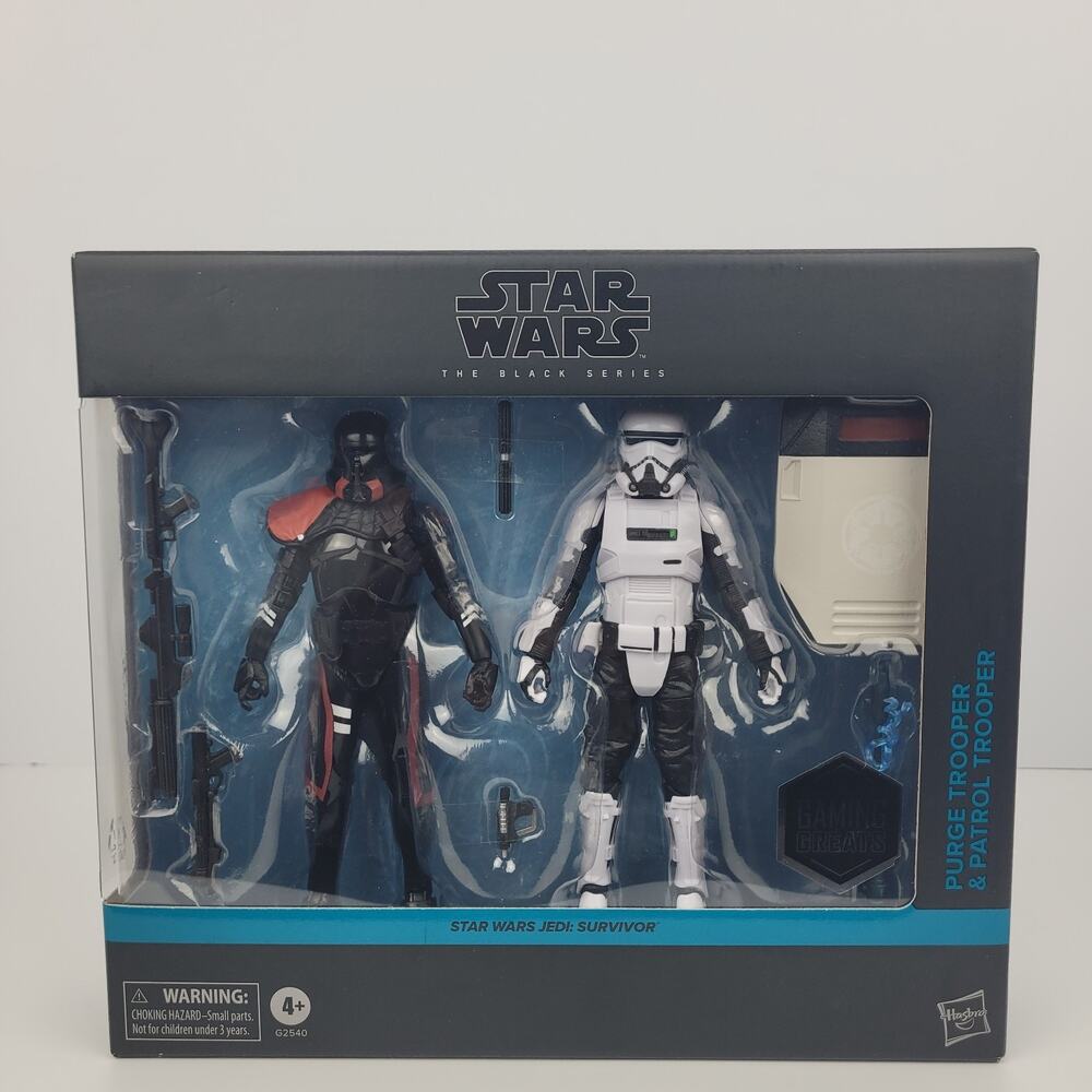 Hasbro Star Wars The Black Series 6” Purge Trooper & Patrol Trooper Collectible